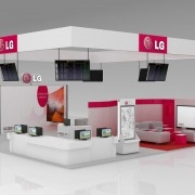 LG Airport Stand: 3D Design