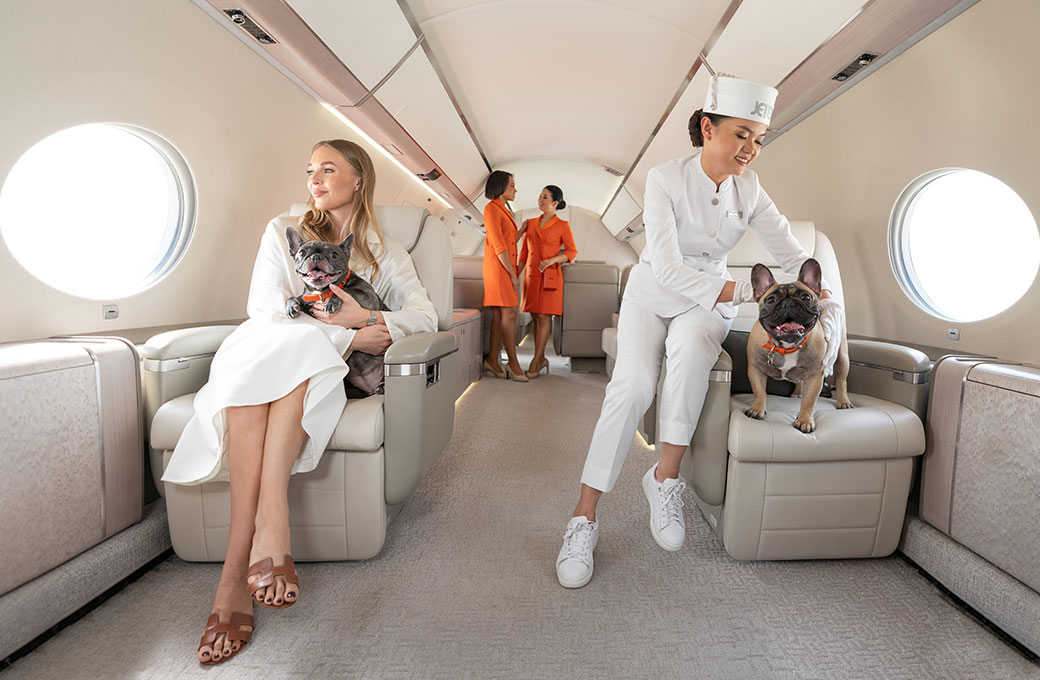 Jetex Pets Private Aviation Campaign